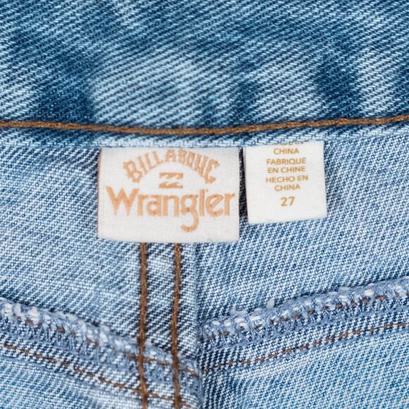 Wrangler x Billabong Women's Flare Jeans Size 27 Patchwork Floral Retro Cowgirl - Picture 8 of 8